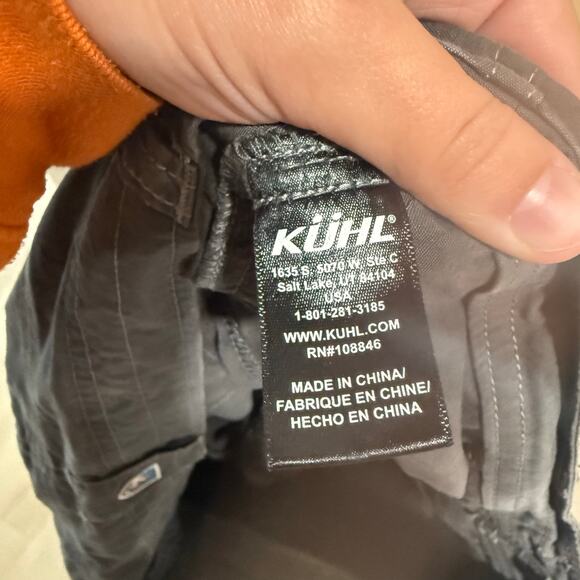 Kuhl Women's Splash Cargo Hiking Outdoors Shorts Grey 11" Inseam Size 18W - Picture 4 of 5